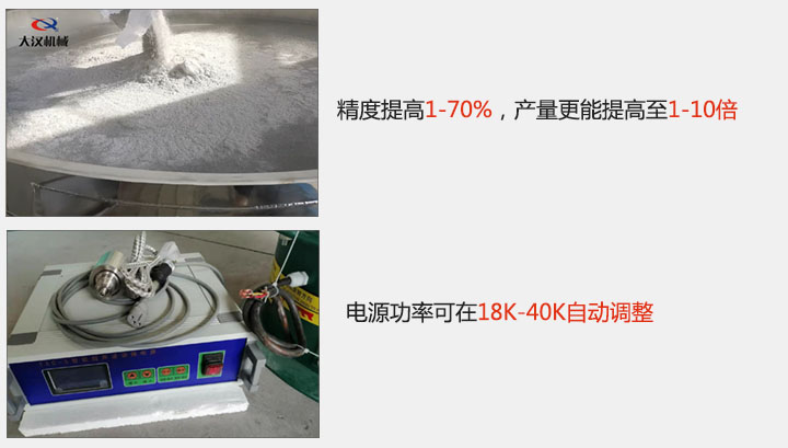 精度提高1—70%，产量更能提高至1-10倍  电源功率可在18K-40K自动调整